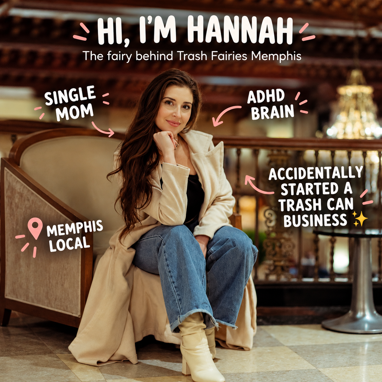Hi, I'm Hannah — founder of The Trash Fairies